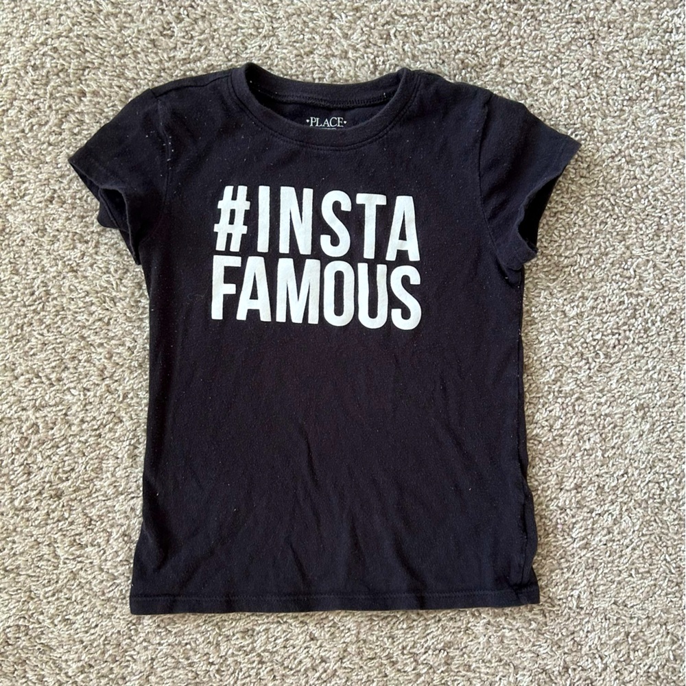 #instafamous graphic tee girls 5/6